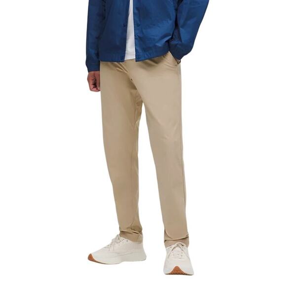 Lululemon ABC Classic Fit 5 Pocket Pant Warpstreme Mens 31 Nomad Khaki Business - Picture 1 of 11